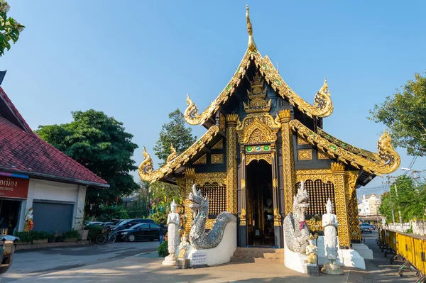 Chiang Mai Thailand Janeiro 2020 Chiang Mai City Pillar Temple — Fotografia de Stock