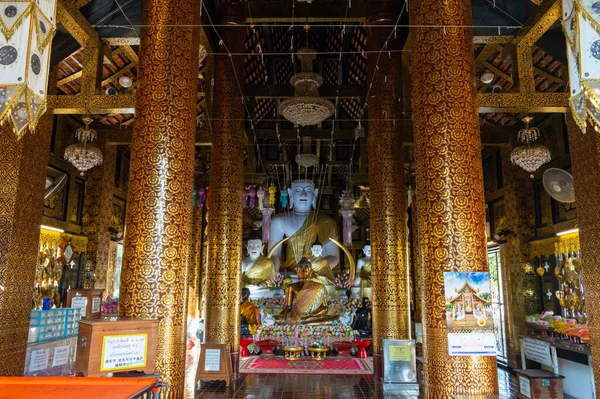 Chiang Mai Thailand January 2020 Chiang Mai City Pillar Temple — Stock Photo, Image
