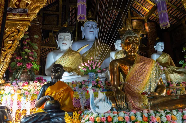 清迈泰国 2020年1月10日 清迈市立柱寺 Chiang Mai City Pillar Temple Assumed Pagoda — 图库照片