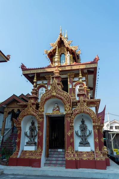 Chiang Mai Ταϊλάνδη Ιανουαρίου 2020 Wat Saen Mueang Luang Wat — Φωτογραφία Αρχείου