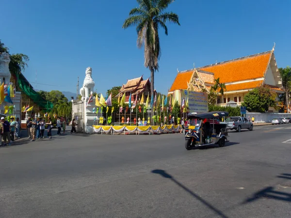 Wat Phra Singh Temple Chiang Mai Thaïlande Janvier 2020 Construction — Photo