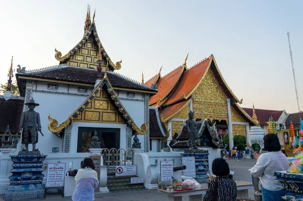 Chiang Mai Tailandia Enero 2020 Santuario Pilar Ciudad Chiang Mai — Foto de Stock