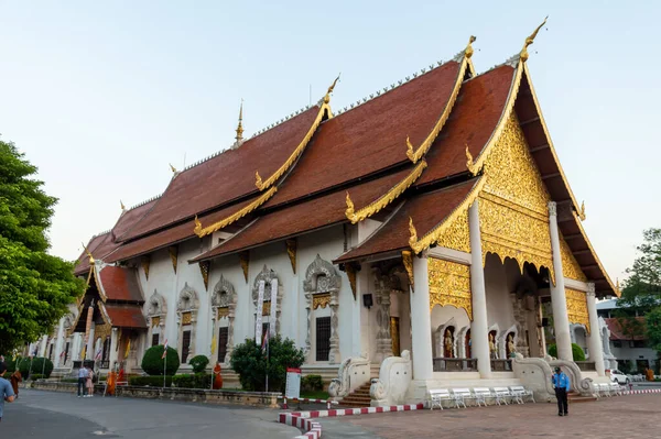 Chiang Mai Thailand Janeiro 2020 Templo Wat Chedi Luang Construído — Fotografia de Stock