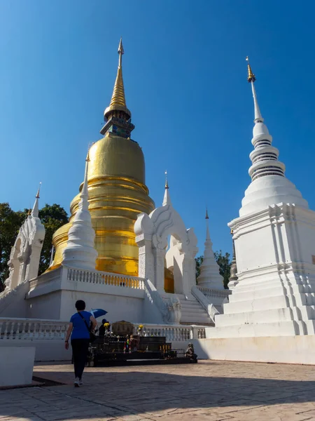 Chiang Mai Thailand Janeiro 2020 Wat Suan Dok Templo Ano — Fotografia de Stock