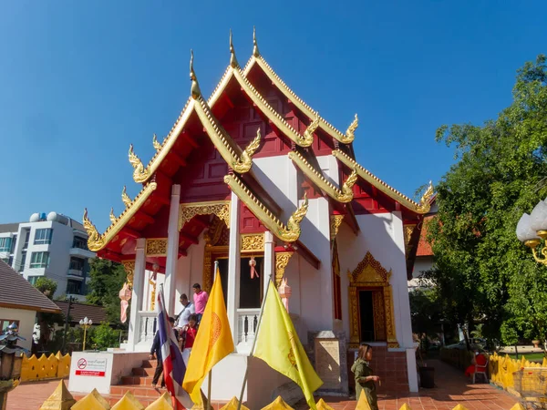 Chiang Mai Thailand Janeiro 2020 Wat Suan Dok Templo Ano — Fotografia de Stock