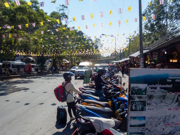 Chiang Mai Tajlandia Stycznia 2020 Wat Phra Świątynia Doi Suthep — Zdjęcie stockowe