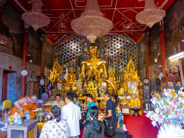 清迈泰国 2020年1月12日 Wat Phra Doi Suthep寺庙距清迈平原689米 海拔1 046米 清迈最重要的寺庙位于清迈 — 图库照片