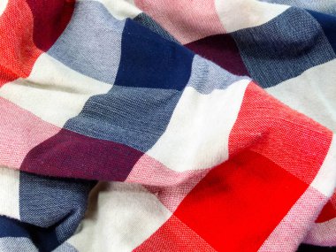 beyaz arka plan üzerinde izole loincloth veya İskoç Doku tarzı