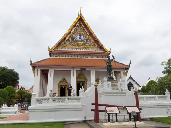 Národní Muzeum Bangkok Thailand August 2018 Trůnní Sál Phuttisawat Stojí — Stock fotografie