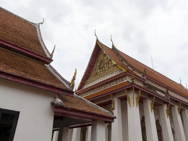 Museu Nacional Bangkok Thailand Agosto 2018 Elementos Arquitetônicos Tailandeses Neste — Fotografia de Stock