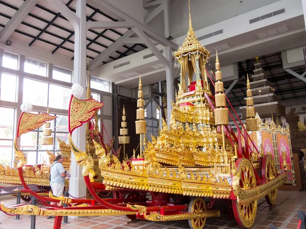 国家博物馆Bangkok Thailand 2018年8月10日 泰王国的皇家战车葬礼 2018年8月10日 — 图库照片