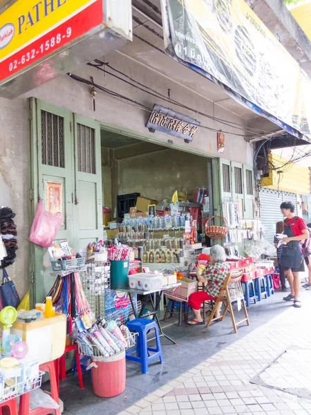 Silom Road Bangkok Thailand August 2018 Магазин Відкрився Протягом Тривалого — стокове фото