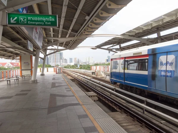 Bts Station Bangkok Thailand August 2018 Stationen Vid Stationen Flyttar — Stockfoto