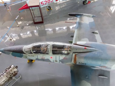 Tayland Kraliyet Hava Kuvvetleri Müzesi BANGKOK, THAILAND-18 AĞUSTOS 2018: 18 Ağustos 2018 'de, Tayland' da.