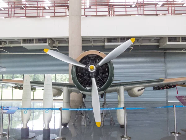 Royal Thai Air Force Museum Bangkok Thailand August 2018 Binnen — Stockfoto