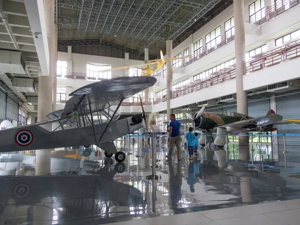 Bangkok Thailand August 2018 Всередині Будівлі Покажіть Літак Навчання Серпня — стокове фото