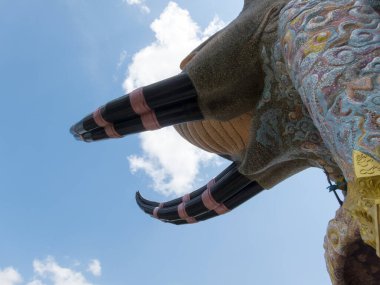 WAT BAN RAI NAKHON RATCHASIMA, THAILAND-29 Eylül 2018: (Luang Por Koon) Nakhon Ratchasima 'da yer almaktadır. Ulusun inancı. Kitlelere ve politikacılara erişim. Öğretmenin kolay yolu..