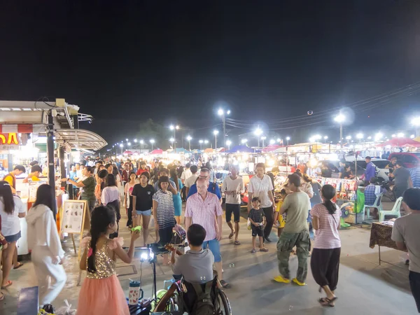 Nakhon Ratchasima Thailand Setembro 2018 One Night Bazaar Selling Food — Fotografia de Stock