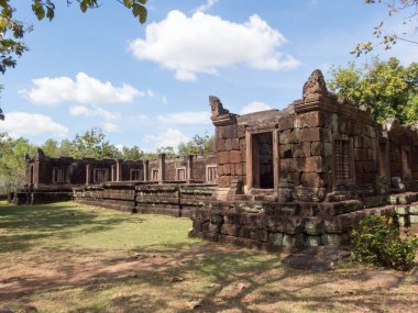 Phanom Rung Tarih Parkı, 1000 yıl önce Tayland 'ın Buriram Eyaleti' ndeki Castle Rock eski mimarisi.