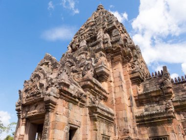 Phanom Rung Tarih Parkı, 1000 yıl önce Tayland 'ın Buriram Eyaleti' ndeki Castle Rock eski mimarisi.