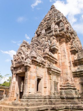 Phanom Rung Tarih Parkı, 1000 yıl önce Tayland 'ın Buriram Eyaleti' ndeki Castle Rock eski mimarisi.