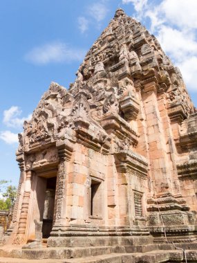 Phanom Rung Tarih Parkı, 1000 yıl önce Tayland 'ın Buriram Eyaleti' ndeki Castle Rock eski mimarisi.