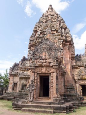 Phanom Rung Tarih Parkı, 1000 yıl önce Tayland 'ın Buriram Eyaleti' ndeki Castle Rock eski mimarisi.