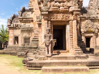 Phanom Rung Tarih Parkı, 1000 yıl önce Tayland 'ın Buriram Eyaleti' ndeki Castle Rock eski mimarisi.