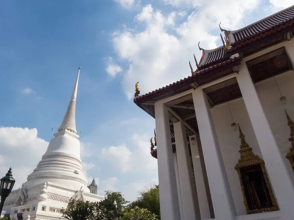 Wat Pathum Wanaram Ratchaworawihan Templo Bangkok Tailândia — Fotografia de Stock