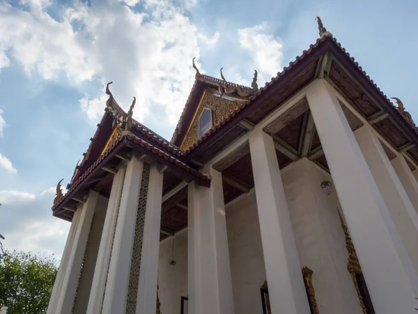 Wat Pathum Wanaram Ratchaworawihan Tempel Bangkok Thailand — Stockfoto