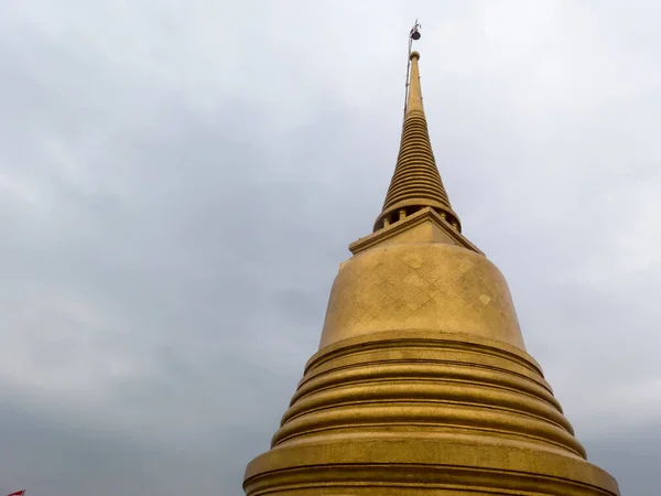 Golden Mountain Phu Khao Tong Bangkok Tailândia Pagode Colina Wat — Fotografia de Stock