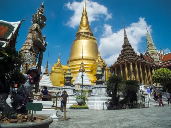 Wat Phra Kaew Templo Del Buda Esmeralda Bangkok Tailandia Octubre —  Fotos de Stock