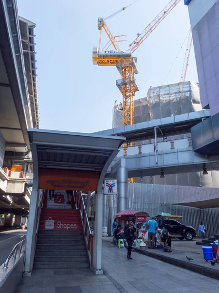 Bts Estação Victory Monumento Bangkok Thailand Outubro 2018É Uma Estação — Fotografia de Stock