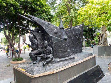 Thammasat Üniversitesi (Tha Prachan) BANGKOK THAILAND-30 Ekim 2018 1932 tarihli iktidar değişikliği ve 1971 1976 ve 1992 yıllarındaki Tayland siyasi ayaklanmaları anısına.