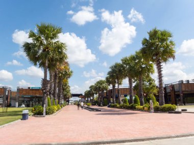 Chang Arena BuriramThailand - 20 Kasım 2018 Chang Arena Gayri resmi adıyla Thunder Castle Stadyumu 20 Kasım 2018 tarihinde Tayland 'da kurulmuş bir stadyumdur..