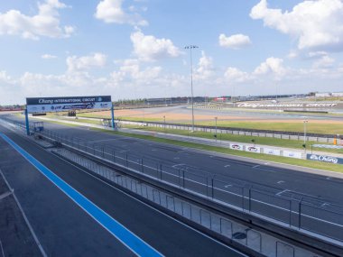 Buriram International Circuit BuriramThailand - 20 Kasım 2018 Buriram International Circuit veya Chang International Circuit Tayland 'da bulunan standart bir yarış pisti..