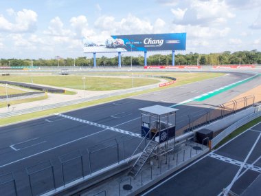 Buriram International Circuit BuriramThailand - 20 Kasım 2018 Buriram International Circuit veya Chang International Circuit Tayland 'da bulunan standart bir yarış pisti..