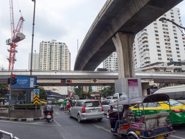 Ratchathewi Kereszteződés Bangkok Thailand November 2018 — Stock Fotó