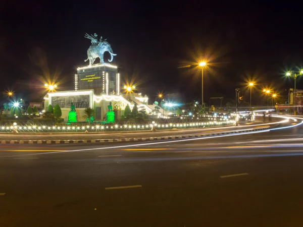 King Rama King Rama Monumento Buriramthailandia Novembre 2018Situato Amphoe Mueang — Foto Stock