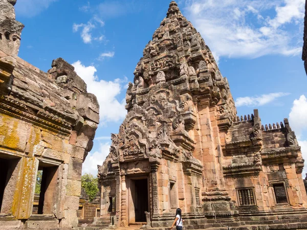 Buriramthailand November 2018 Touristen Besuchen Den Prasat Phanom Rung Historical — Stockfoto