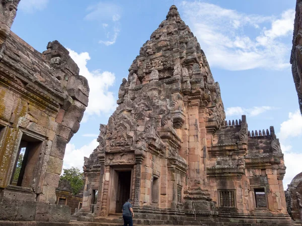 Buriramthailand November 2018 Touristen Besuchen Den Prasat Phanom Rung Historical — Stockfoto