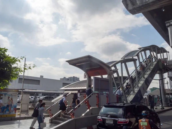 Mochit Bts Station Bangkok Thailand Novembro 2018 Passos Estação Mochit — Fotografia de Stock