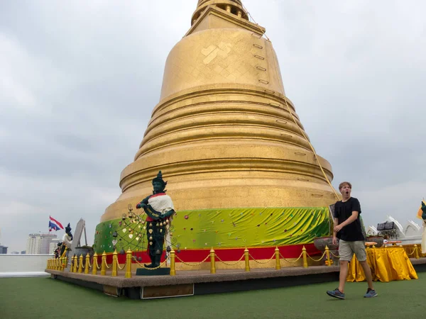 Altın Dağ Phu Khao Bangkok Thailand November 2018 Kral Rama — Stok fotoğraf