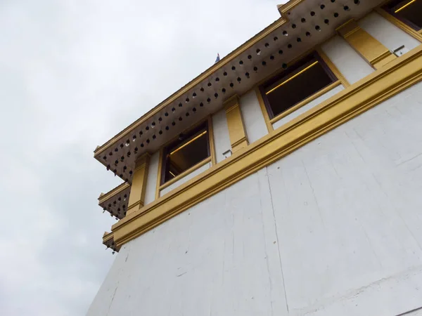 Golden Mountain Phu Khao Tong Bangkok Thailand Pagode Heuvel Wat — Stockfoto