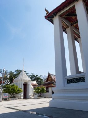 Bangkok Tayland 'daki Loha Prasat Wat Ratchanatda Tapınağı.