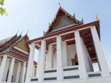 Bangkok Tayland 'daki Loha Prasat Wat Ratchanatda Tapınağı.