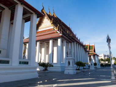 Bangkok Tayland 'daki Loha Prasat Wat Ratchanatda Tapınağı.