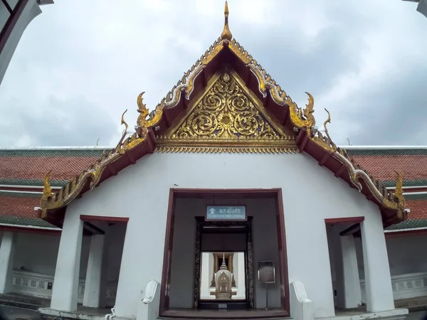 Wat Saket Ratcha Wora Maha Wihan Bangkok Thailand Templo Wat — Fotografia de Stock
