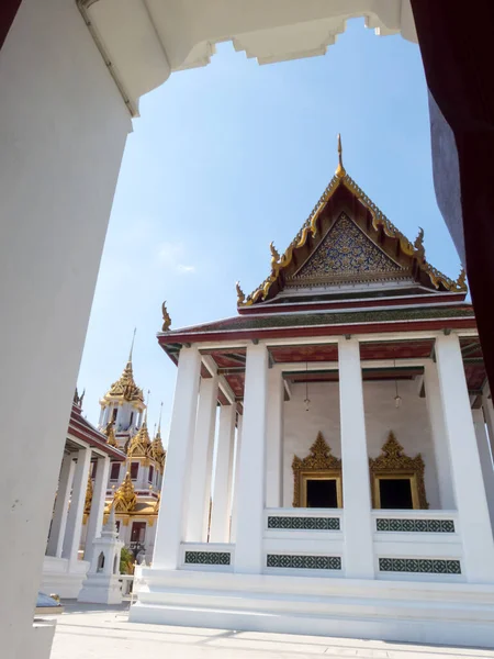 Templo Loha Prasat Wat Ratchanatda Bangkok Tailândia — Fotografia de Stock