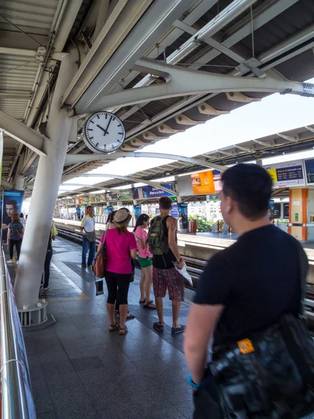 Bangkok Thailand Bts Chit Station Maj 2018 Maj 2018 Thailand — Stockfoto